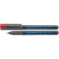 SCHNEIDER Alkoholos marker, OHP, 0,4 mm, SCHNEIDER "Maxx 220 S", piros