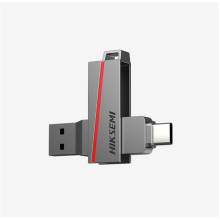 HIKSEMI Pendrive 16GB E307C U3 "Dual Slim" USB 3.2/Type-C, Szürke (HIKVISION) HS-USB-E307C 16G U3 HIKSEMI Pendrive 16GB E307C U3 "Dual Slim" USB 3.2/Type-C, Szürke (HIKVISION) HS-USB-E307C 16G U3