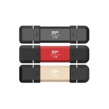 SILICON POWER Pendrive 250GB, DS72 USB 3.2 Gen2, Piros SP250GBUC3S72VPR SILICON POWER Pendrive 250GB, DS72 USB 3.2 Gen2, Piros SP250GBUC3S72VPR
