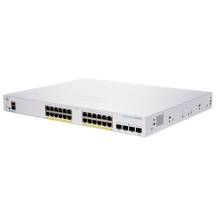 CISCO Switch 24x1000Mbps (POE+) + 4x1000Mbps SFP, F&eacute;mh&aacute;zas, Rackes, Menedzselhető - CBS350-24P-4G-EU CBS350-24P-4G-EU