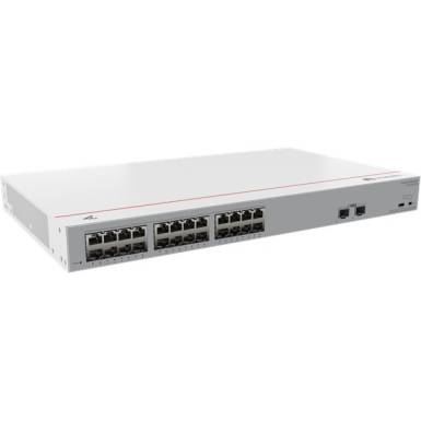 Huawei eKit Switch 24x1000Mbps (124W POE+) + 2x1GE (SFP), Nem menedzselhető, Rack/Asztali - S110-24LP2SR 98012198 Huawei eKit Switch 24x1000Mbps (124W POE+) + 2x1GE (SFP), Nem menedzselhető, Rack/Asztali - S110-24LP2SR 98012198