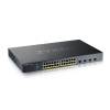 ZYXEL Switch 24x1000Mbps(24xPOE) + 4x10G SFP+, Fémházas Menedzselhető, Rackes, XGS1935-28HP-EU0101F XGS1935-28HP-EU0101F