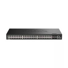D-LINK Switch 48x1000Mbps + 4x10G SFP+ Menedzselhethő, DGS-1530-52/E DGS-1530-52/E