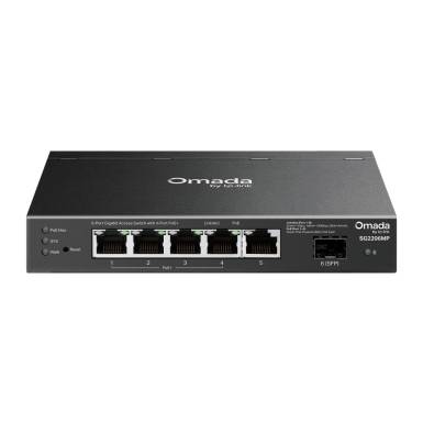 TP-LINK Switch 5x1000Mbps(4xPOE+) + 1xGigabit SFP, Menedzselhető, SG2206MP SG2206MP TP-LINK Switch 5x1000Mbps(4xPOE+) + 1xGigabit SFP, Menedzselhető, SG2206MP SG2206MP