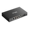 TP-LINK Switch 5x1000Mbps(4xPOE+) + 1xGigabit SFP, Menedzselhető, SG2206MP SG2206MP