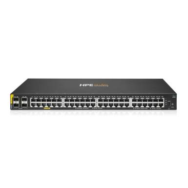HPE Aruba Networking CX 6000 48p 10M/100M/1G Class4 PoE 4p SFP 1G 370W Switch R8N85B HPE Aruba Networking CX 6000 48p 10M/100M/1G Class4 PoE 4p SFP 1G 370W Switch R8N85B
