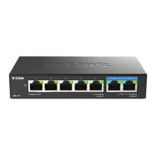 D-LINK Switch 5x1000Mbps + 2x2.5Gbps Multi-Gigabit F&eacute;mh&aacute;zas Asztali, DMS-107/E DMS-107/E