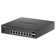 D-LINK Switch 8x2.5Gbps(POE) + 2xSFP+ Multi-Gigabit F&eacute;mh&aacute;zas Asztali, DMS-1250-10SPL/E DMS-1250-10SPL/E