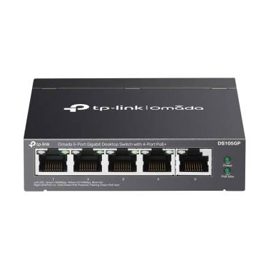 TP-LINK Switch 5x1000Mbps(4xPOE) Fémházas (Omada), DS105GP DS105GP TP-LINK Switch 5x1000Mbps(4xPOE) Fémházas (Omada), DS105GP DS105GP