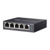 TP-LINK Switch 5x1000Mbps(4xPOE) Fémházas (Omada), DS105GP DS105GP