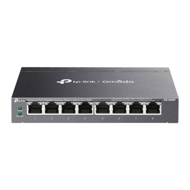 TP-LINK Switch 8x1000Mbps(8xPOE+) Fémházas (Omada), DS108GP DS108GP TP-LINK Switch 8x1000Mbps(8xPOE+) Fémházas (Omada), DS108GP DS108GP