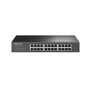 MERCUSYS Switch 24x1000Mbps, Fémházas Asztali/Rackes, MS124GS MS124GS MERCUSYS Switch 24x1000Mbps, Fémházas Asztali/Rackes, MS124GS MS124GS