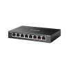 TP-LINK Switch 8x1000Mbps(8xPOE+) Fémházas Easy Smart (Omada), ES208GP ES208GP