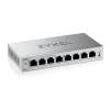 ZYXEL Switch 8x1000Mbps F&eacute;mh&aacute;zas Asztali, Web menedzsel&eacute;s, GS1200-8V3-EU0101F GS1200-8V3-EU0101F