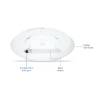 UBiQUiTi Wireless Access Point DualBand 1x2,5Gbps, 5Gbps, 2x2 MU-MIMO, WiFi7, POE n&eacute;lk&uuml;l, Falra r&ouml;gz&iacute;thető - U7-LITE U7-LITE