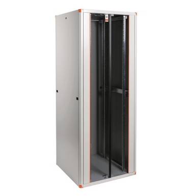 LEGRAND h&aacute;l&oacute;zati rack szekr&eacute;ny, 19` 42U SZ&Eacute;L: 600 M&Eacute;LY: 600 MAG: 1894 sz&uuml;rke szimpla &uuml;vegajt&oacute; / kid&ouml;nthető h&aacute;tlap MAX: 1 EVO42U6060