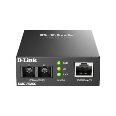 D-LINK Optikai Media Konverter 100Base-TX to 100Base-FX Multi m&oacute;d 2km, DMC-F02SC/E DMC-F02SC/E