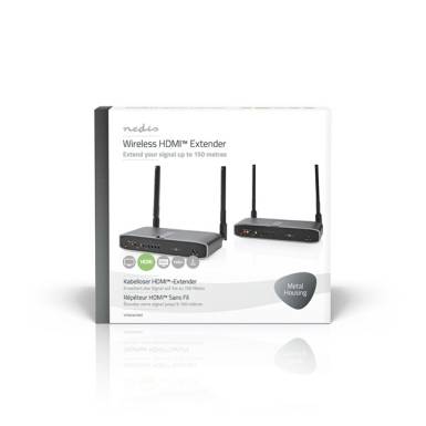Nedis VTRA3470AT vezeték nélküli HDMI transmitter / jeltovábbító, max. hatótáv 100m VTRA3470AT Nedis VTRA3470AT vezeték nélküli HDMI transmitter / jeltovábbító, max. hatótáv 100m VTRA3470AT
