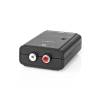 Nedis ACON2508BK, analóg - digitális audio konverter, 2x RCA bemenet - digitális koax / toslink kimenet ACON2508BK