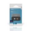 Nedis ACON2508BK, analóg - digitális audio konverter, 2x RCA bemenet - digitális koax / toslink kimenet ACON2508BK