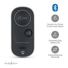 Nedis BTTC2500BK, bluetooth ad&oacute; / vevő, akkumul&aacute;toros BTTC2500BK