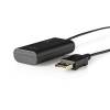 Nedis BTTR050BK, bluetooth adó, Audio/video/adatcsatlakozók bemenete: 1x AUX / 1x USB | SBC BTTR050BK