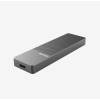 HIKSEMI Külső Ház M.2 SSD NVMe & SATA, Alumínium ház, USB 3.2/Type-C (10Gbps), Szürke (HIKVISION) HS-HUB-MD202