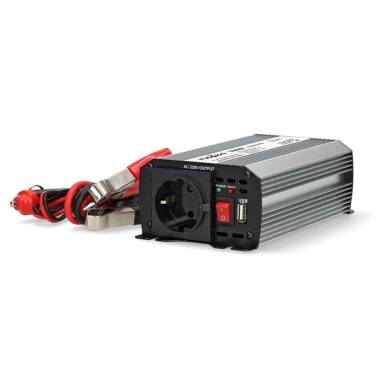 Nedis PIM30012FGY 12V DC - 230V AC inverter, 300W, csatlakozás: szivargyújtós, akku csipesz PIM30012FGY Nedis PIM30012FGY 12V DC - 230V AC inverter, 300W, csatlakozás: szivargyújtós, akku csipesz PIM30012FGY