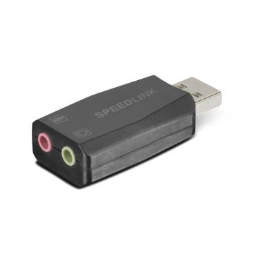 Speedlink SL-8850-BK-01 VIGO USB Hangkártya, fekete SL-8850-BK-01 Speedlink SL-8850-BK-01 VIGO USB Hangkártya, fekete SL-8850-BK-01
