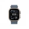 Apple Watch Ultra 3&nbsp;Cellular&nbsp;49mm&nbsp;Natural Titanium Case with Anchor Blue Ocean Band MEWH4QH/A