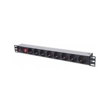 INTELLINET PDU 8x SCHUKO 19" 1U 3m kapcsolós Fekete 713986 INTELLINET PDU 8x SCHUKO 19" 1U 3m kapcsolós Fekete 713986