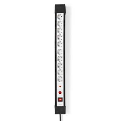 Nedis ESC103SPF1PRO 10 aljzatos elosztó túlfeszűltségvédelemmel, H05VV-F 3G1.5mm2 , 3680 W, 16A, hossz 3m ESC103SPF1PRO Nedis ESC103SPF1PRO 10 aljzatos elosztó túlfeszűltségvédelemmel, H05VV-F 3G1.5mm2 , 3680 W, 16A, hossz 3m ESC103SPF1PRO