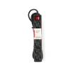 Nedis ESOC650F2BK 6 aljzatos kapcsolós (6-os) elosztó, 5 m, 3680 W, 16 A ESOC650F2BK