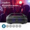 Nedis SPBB310BK akkumul&aacute;toros party boombox, 120W, Bluetooth, 10 m hat&oacute;t&aacute;vols&aacute;g, USB, microSD , 6 &oacute;ra vez n&eacute;lk&uuml;l SPBB310BK