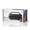Nedis SPBB310BK akkumul&aacute;toros party boombox, 120W, Bluetooth, 10 m hat&oacute;t&aacute;vols&aacute;g, USB, microSD , 6 &oacute;ra vez n&eacute;lk&uuml;l SPBB310BK