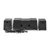 Nedis GSPR21022BK gamer hangszóró készlet, csatornák: 2.2, USB tápellátás, 3,5 mm jack, 48 W, LED, hangerőszabályozó GSPR21022BK