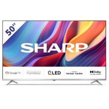 SHARP 50GP6265ES 50"/126cm 4K UHD QLED Google TV Harman/Kardon hangsz&oacute;r&oacute;kkal, 3840x2160, 4xHDMI/2xUSB 50GP6265ES