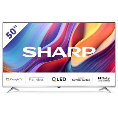 SHARP 50GP6265ES 50"/126cm 4K UHD QLED Google TV Harman/Kardon hangszórókkal, 3840x2160, 4xHDMI/2xUSB 50GP6265ES SHARP 50GP6265ES 50"/126cm 4K UHD QLED Google TV Harman/Kardon hangszórókkal, 3840x2160, 4xHDMI/2xUSB 50GP6265ES