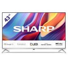 SHARP 43GP6265E 43"/108cm 4K UHD QLED Google TV Harman/Kardon hangsz&oacute;r&oacute;kkal, 3840x2160, 4xHDMI/2xUSB 43GP6265E