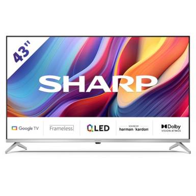 SHARP 43GP6265E 43"/108cm 4K UHD QLED Google TV Harman/Kardon hangszórókkal, 3840x2160, 4xHDMI/2xUSB 43GP6265E SHARP 43GP6265E 43"/108cm 4K UHD QLED Google TV Harman/Kardon hangszórókkal, 3840x2160, 4xHDMI/2xUSB 43GP6265E