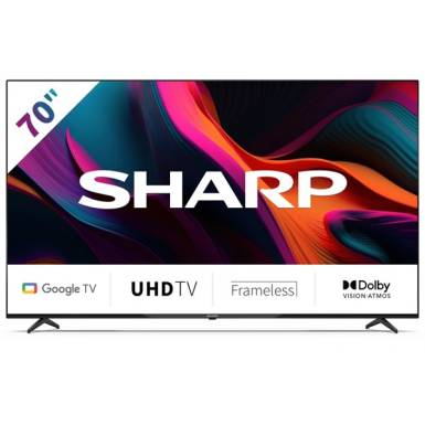 SHARP 70GL4260EB 70"/177cm 4K UHD Google TV, 3840x2160, 4xHDMI/2xUSB 70GL4260EB SHARP 70GL4260EB 70"/177cm 4K UHD Google TV, 3840x2160, 4xHDMI/2xUSB 70GL4260EB