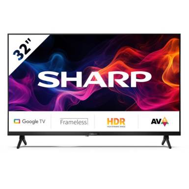 SHARP 32GF2265E 32"/80cm HD Ready Google TV, 1366x768, 2xHDMI/2xUSB 32GF2265E SHARP 32GF2265E 32"/80cm HD Ready Google TV, 1366x768, 2xHDMI/2xUSB 32GF2265E