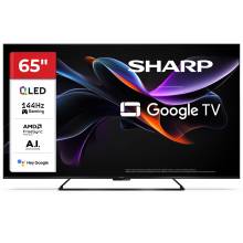 SHARP 65HR7265E 65"/164cm 4K UHD QLED Google TV, 144 Hz, 3840x2160, 4xHDMI/2xUSB 65HR7265E