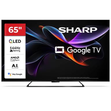 SHARP 65HR7265E 65"/164cm 4K UHD QLED Google TV, 144 Hz, 3840x2160, 4xHDMI/2xUSB 65HR7265E SHARP 65HR7265E 65"/164cm 4K UHD QLED Google TV, 144 Hz, 3840x2160, 4xHDMI/2xUSB 65HR7265E