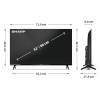 SHARP 32HA1205E 32"/80cm HD Ready LED TV, 1366x768, 3xHDMI/2xUSB 32HA1205E