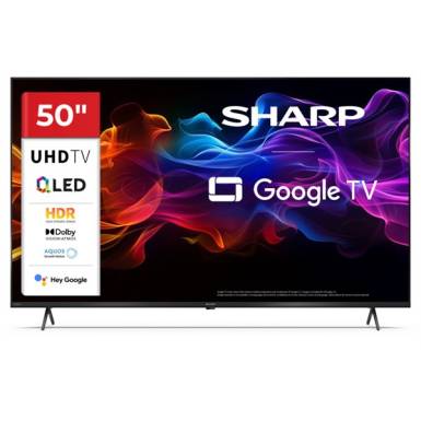 SHARP 50HP5265E 50"/126cm 4K Ultra HD QLED Google TV, 3840x2160, 4xHDMI/2xUSB 50HP5265E SHARP 50HP5265E 50"/126cm 4K Ultra HD QLED Google TV, 3840x2160, 4xHDMI/2xUSB 50HP5265E