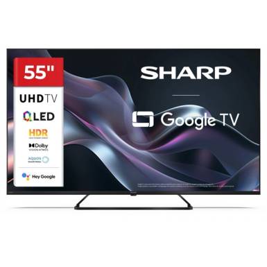 SHARP 55HP6265E 55"/139cm 4K Ultra HD QLED Google TV, 3840x2160, 4xHDMI/2xUSB 55HP6265E SHARP 55HP6265E 55"/139cm 4K Ultra HD QLED Google TV, 3840x2160, 4xHDMI/2xUSB 55HP6265E