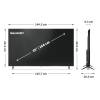 SHARP 65HP5265E 65"/164cm 4K Ultra HD QLED Google TV, 3840x2160, 4xHDMI/2xUSB 65HP5265E