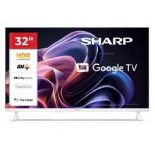 SHARP 32HF2265EW 32"/80cm HD Ready LED Google TV, 1366x768, 3xHDMI/2xUSB, Feh&eacute;r 32HF2265EW