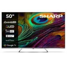 SHARP 50JP7265E 50"/126cm 4K Ultra HD QLED MiniLED Google TV Harman/Kardon hangsz&oacute;r&oacute;kkal, 3840x2160, 4xHDMI/2xUSB 50JP7265E